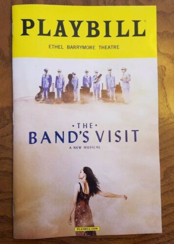 The Band's Visit Playbill Broadway Show Ethel Barrymore Theatre New York City