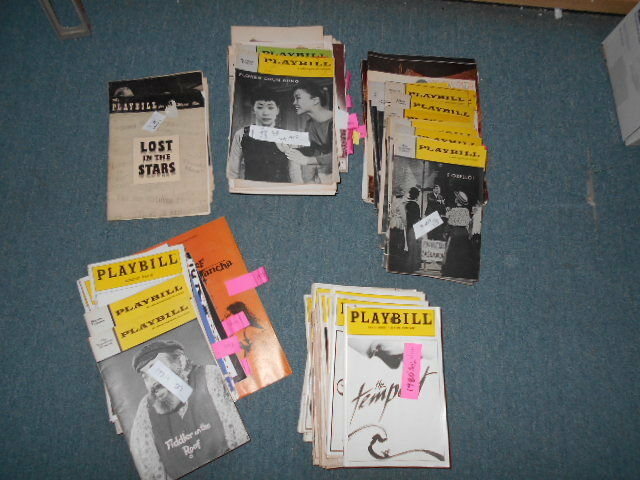 PLAYBILLS  (LOT OF128 DIFFERENT) from 1940's to 1980's SEE LIST  