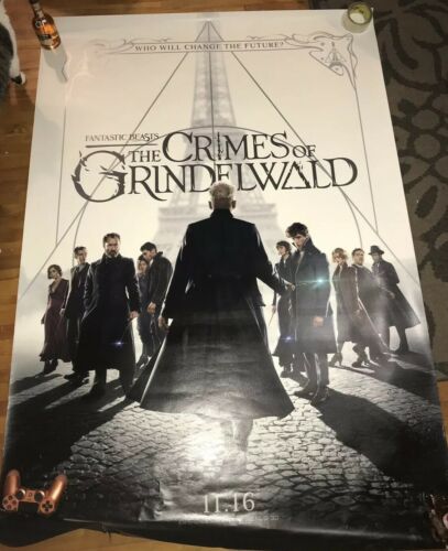 fantastic beasts the crimes of grindelwald Theater Banner 4X6Ft Damaged Corner