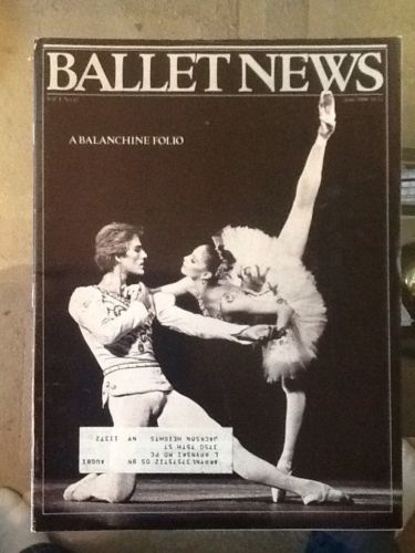 Ballet News Magazine, June 1980 