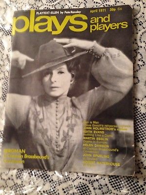 PLAYS AND PLAYERS  4/71-  INGRID BERGMAN ON COVER