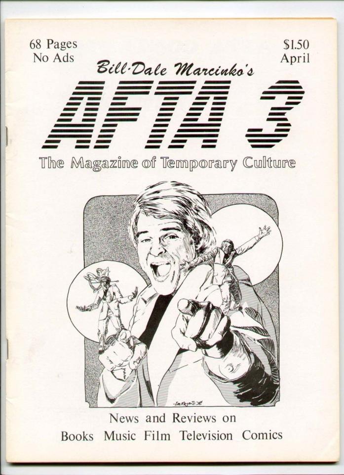 AFTA #3 1979 Magazine of Contempory Culture ROBIN WILLIAMS ROMERO STEVE MARTIN