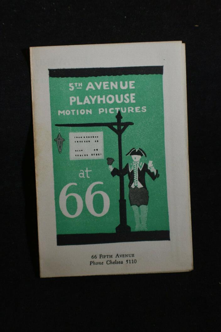 5th Avenue Playhouse NYC *POTEMKIN-Eisenstein*Tragedy of a Morphine Fiend*