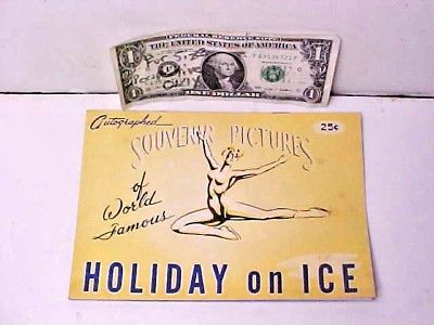 Holiday on Ice 1959 Souvenir Photo Album