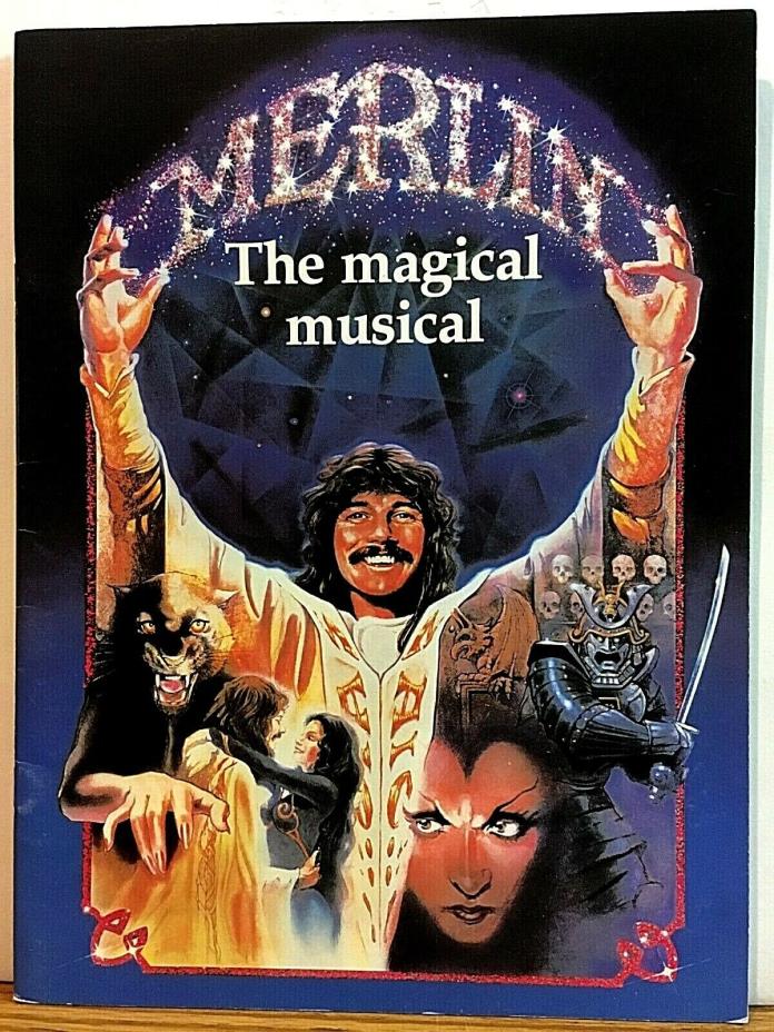 MERLIN THE MAGICAL MUSICAL PROGRAM DOUG HENNING CHITA RIVERA NATHAN LANE 1983