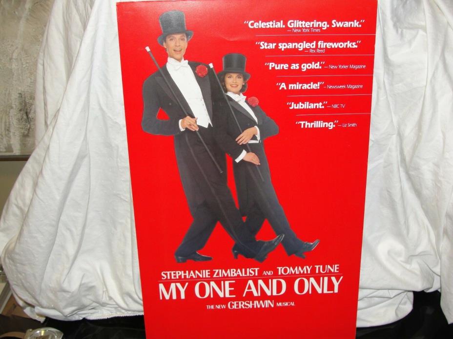 Original 1980s MY ONE AND ONLY Window Card Poster