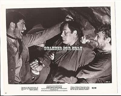 MORE DEAD THAN ALIVE - Clint Walker/Mike Henry Press Photo/Movie Still #2