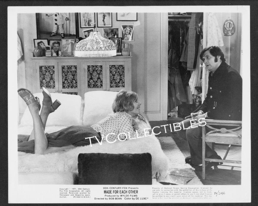 8x10 Photo~ MADE FOR EACH OTHER ~1971 ~Renee Taylor ~Joseph Bologna