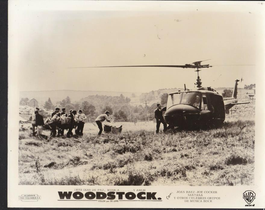 Woodstock 1970 3 days of music peace and love vintage movie photo 27211
