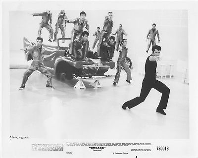 GREASE original 1978 studio lobby publicity still photo JOHN TRAVOLTA