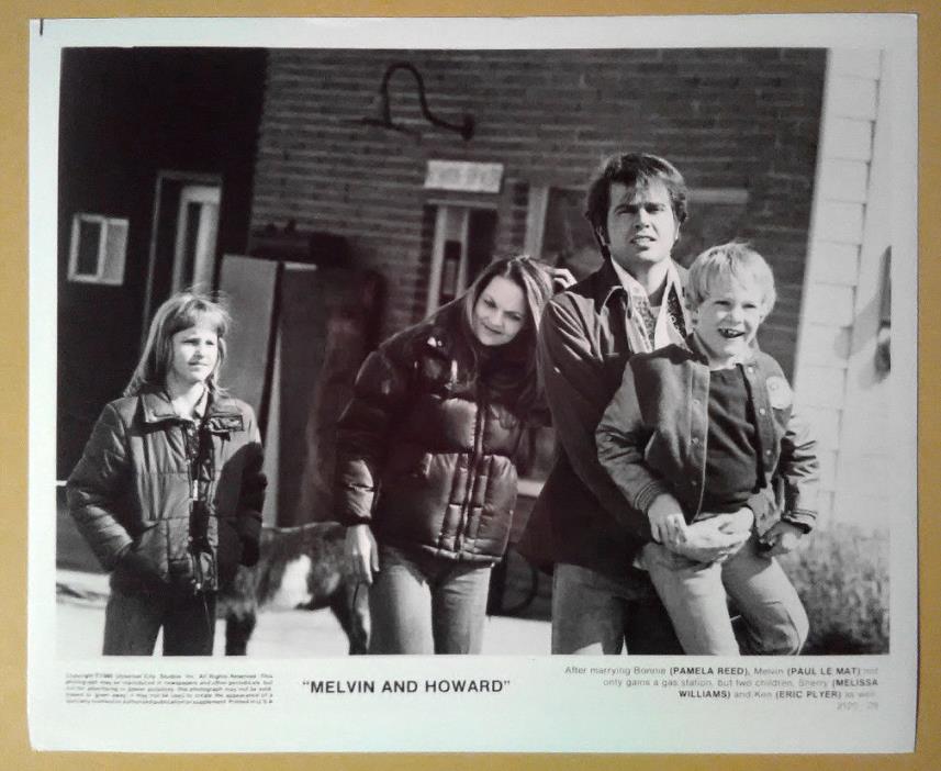 8x10 Photo~ MELVIN AND HOWARD ~1980 ~Paul Le Mat ~Pamela Reed ~Eric Player