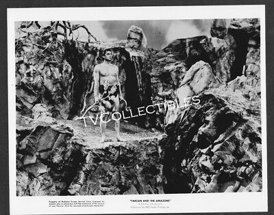 8x10 Photo~ TARZAN AND THE AMAZONS ~Johnny Weissmuller ~with Treasures