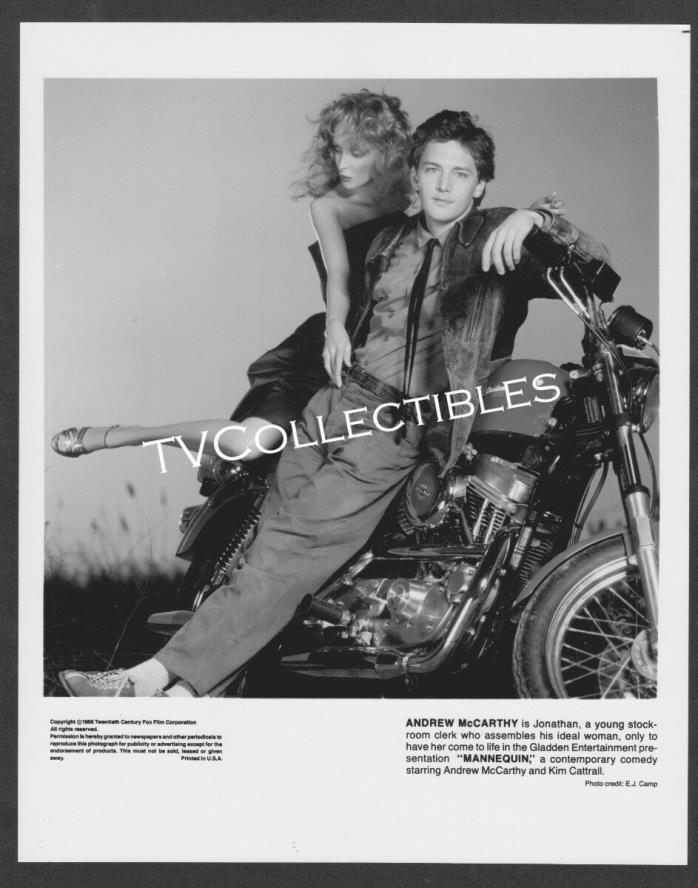 8x10 Photo~ MANNEQUIN ~1987 ~Andrew McCarthy ~Kim Cattrall