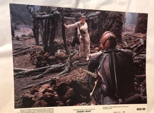Dennis Quaid Louis Gossett, Jr: Enemy Mine 8x10Photo: 1985 Twentieth Century Fox