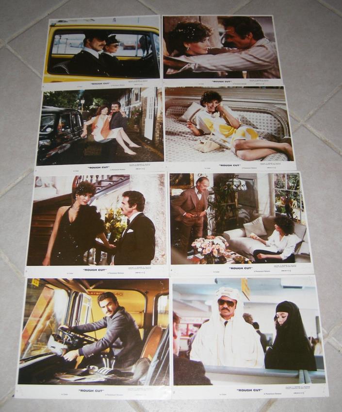 Rough Cut Burt Reynolds vintage 1980 set of 8 original 8x10 publicity stills