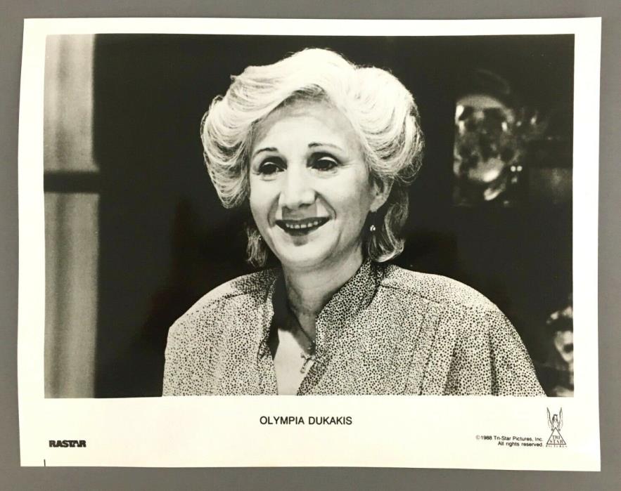 Olympia Dukakis Publicity Photo 1988 From Press Kit For Steel Magnolias Movie