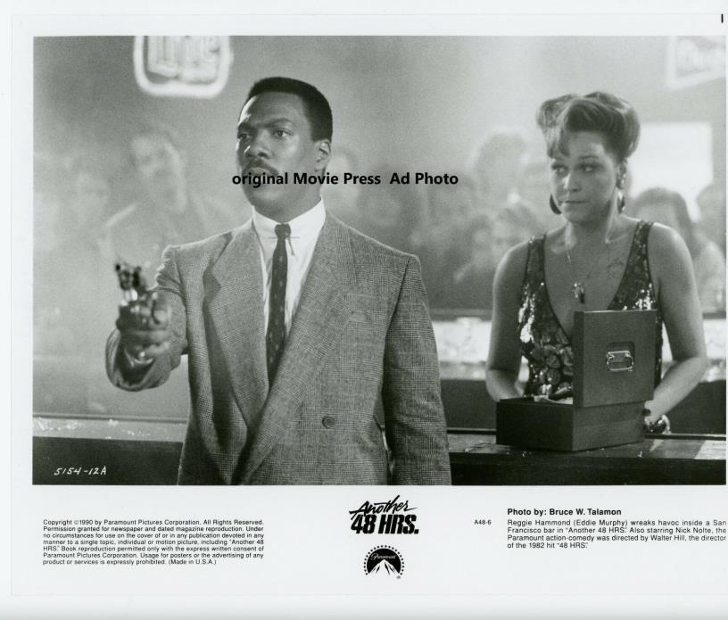 1990 Movie Ad Photo Another 48 hours Eddie Murphy Nick Nolte Vintage 8