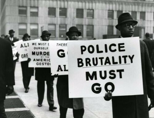GORDON PARKS BLACK MUSLIM PROTEST 1963 8X10 PHOTO PRINT 3795-CIS