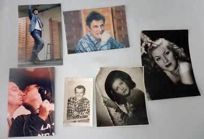 6 Mystery Actor & Actress Photos 1940's to 1990's Lenn Hallman Photographer