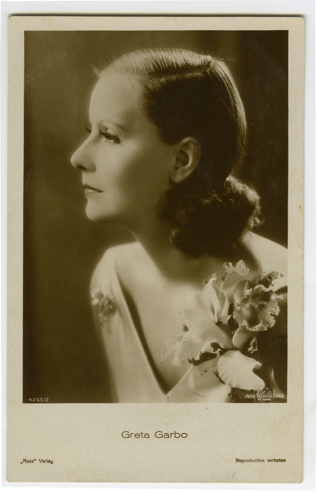 c 1930 Vintage Hollywood Movie Film Star GRETA GARBO German photo postcard
