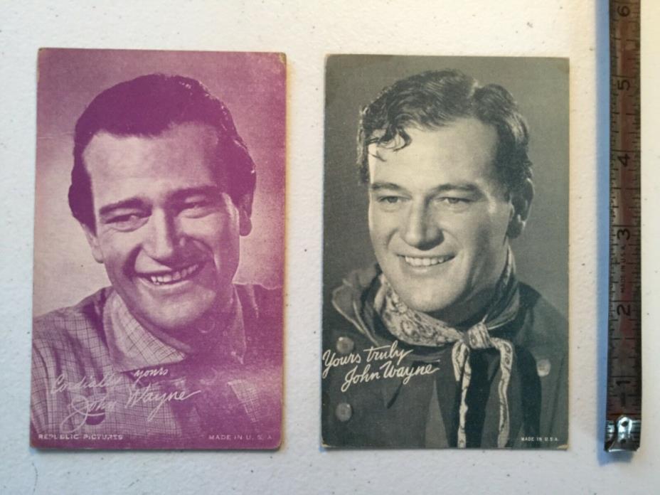 JOHN WAYNE Young John , 2 Original Vintage Lobby Cards 1930s-40s Republic Pics