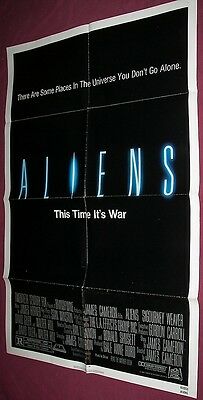 ALIENS Sigourney Weaver Michael Biehn Original Classic ScifFi U.S. 1SH poster XL
