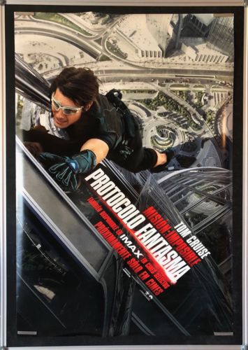 MISSION IMPOSSIBLE GHOST PROTOCOL SPANISH DOUBLE SIDED POSTER 2011 Tom Cruise