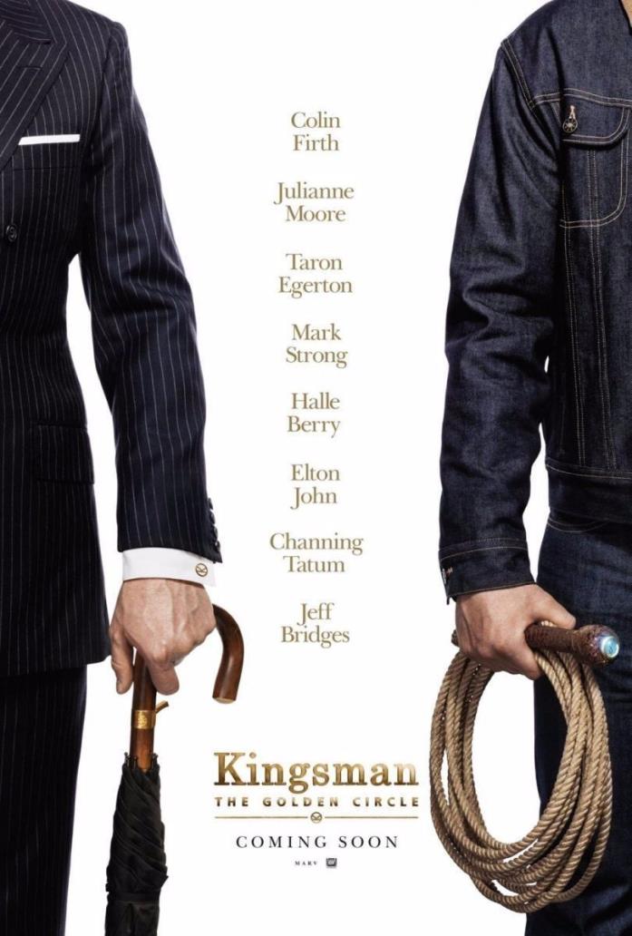 Kingsman :The Golden Circle DS movie poster - 27x40 D/S 2017 Read Description