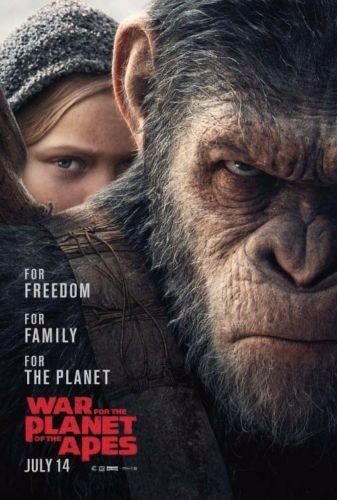 WAR FOR THE PLANET OF THE APES- 27X40 DS LARGE MOVIE POSTER-Read Description!