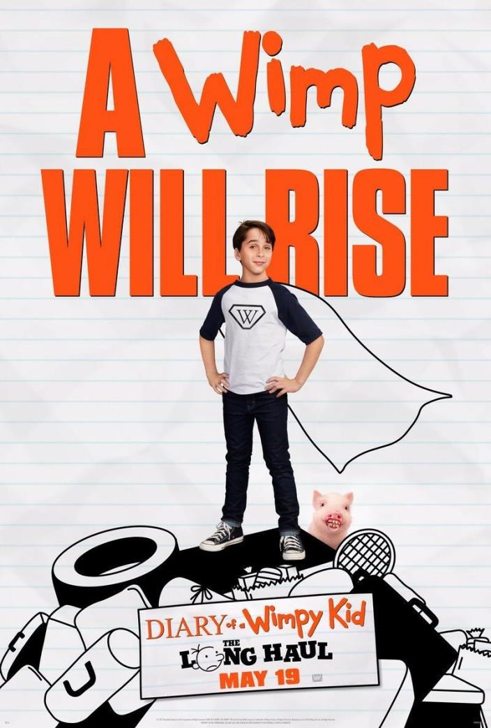 Diary of a Wimpy Kid The Long Haul 27x40 DS Movie Poster Read Description