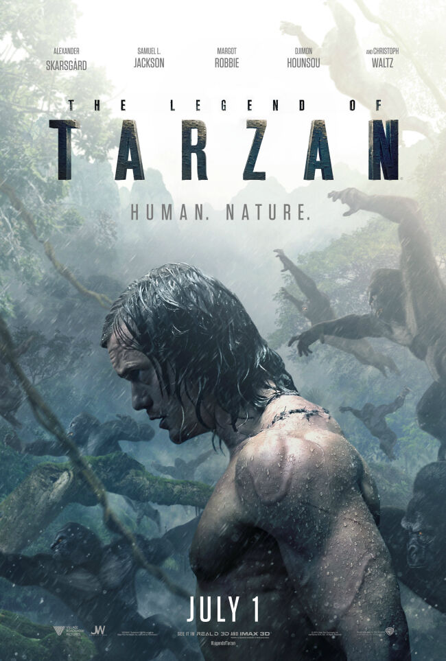 The Legend Of Tarzan 27x40 Alexander Skarsgard - DOUBLE SIDED