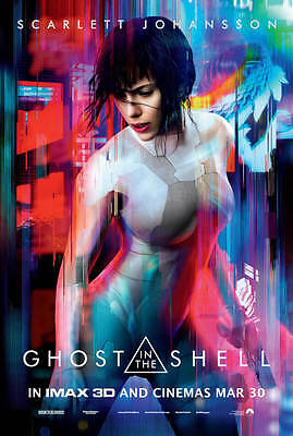 Ghost in the Shell authentic movie double-sided poster 27x40