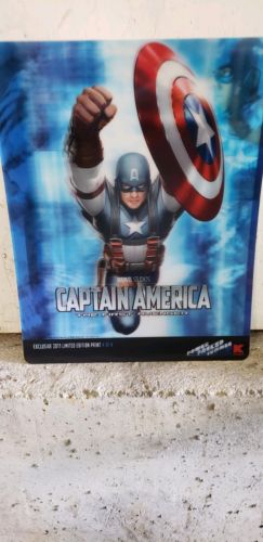 2011 DC  Captain America Kmart Exclusive LIMITED EDITION PRINT  3D
