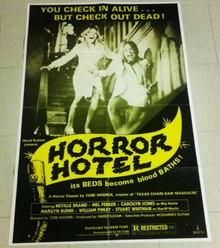 Horror Hotel (1976 One Sheet Poster) aka Eaten Alive