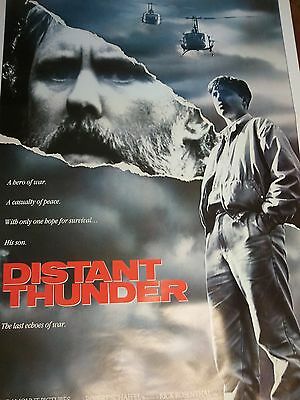 DISTANT THUNDER Movie Poster One Sheet ROLLED JOHN LITHGOW 1988 Original