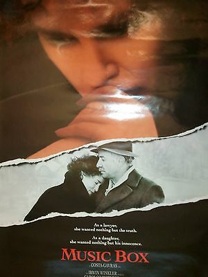 MUSIC BOX Movie Poster 1989 Orig Rolled One Sheet 1SH Jessica Lange 27x40