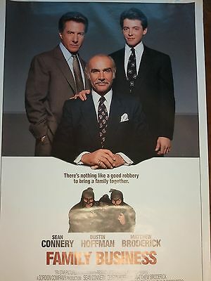 FAMILY BUSINESS Movie Poster ORIGINAL ROLLED 1989 27x40 SEAN CONNERY