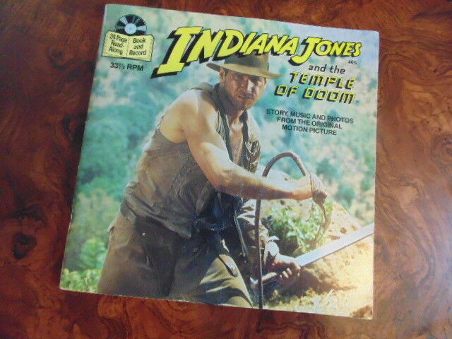 RARE INDIANA JONES TEMPLE OF DOOM NEW RECORD---STORY FROM MOVIE