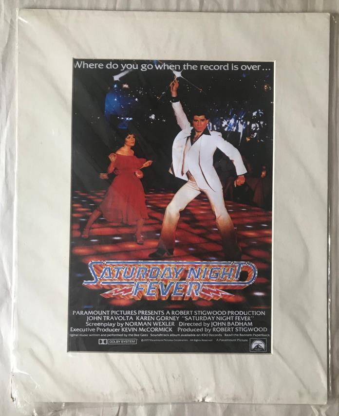 Saturday Night Fever Movie Poster