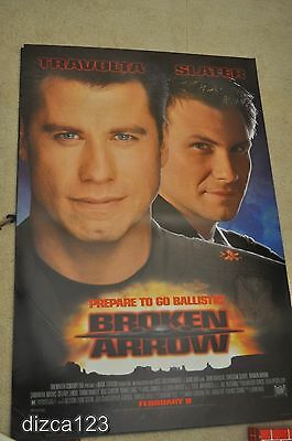 Original DOUBLE Sided Broken Arrow Movie Poster