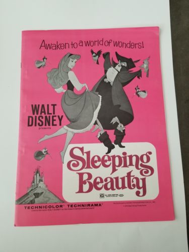 1970 WALT DISNEY'S SLEEPING BEAUTY PRESS BOOK