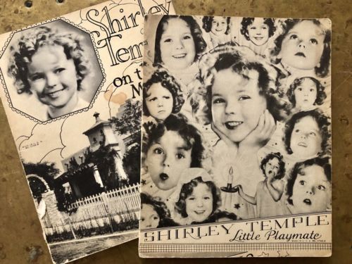 Vintage Shirley Temple Books 1936 Little Playmate On The Movie Lot Film Actress