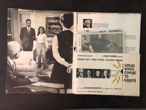 Guess Who's Coming to Dinner Movie Press Kit 1967  Tracy Hepburn Poitier RARE!!!