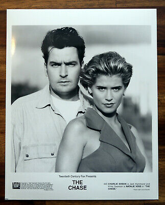 Charlie Sheen and Kristy Swanson “The Chase” Movie Still