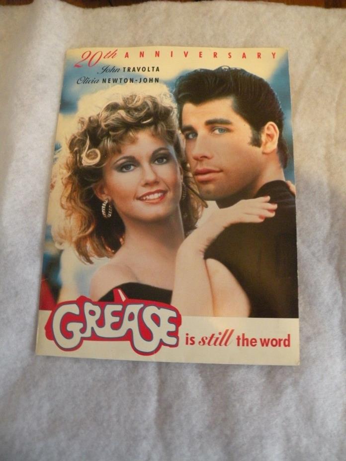 GREASE 20TH ANNIVERSARY PRESS KIT INCLUDES 6 PHOTOS