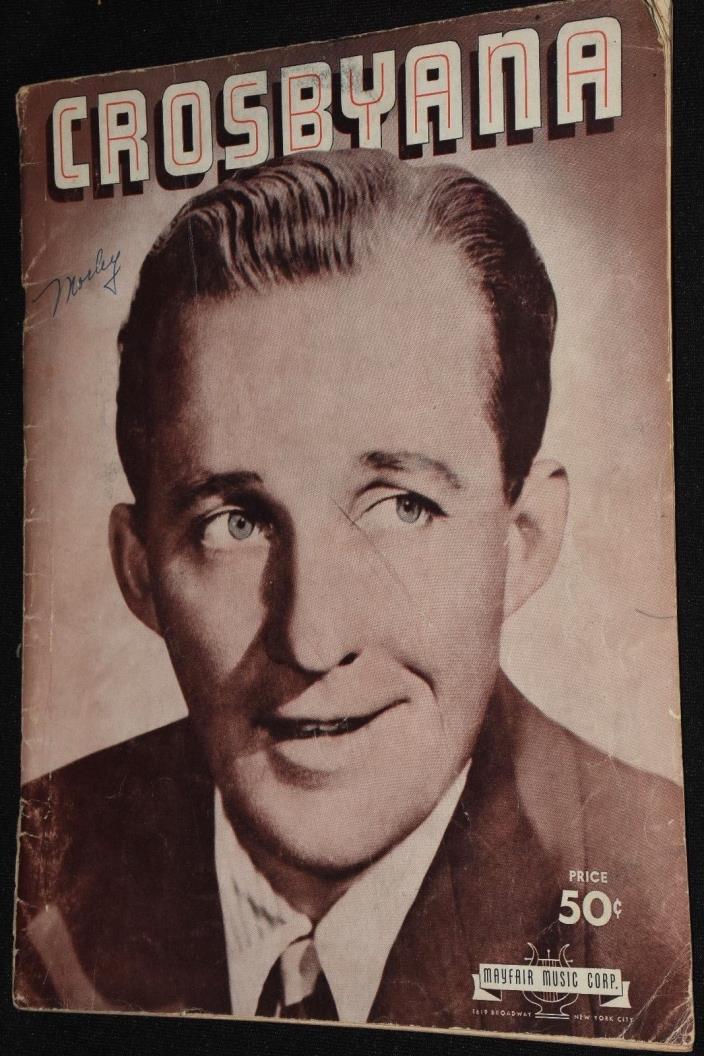 1942 Crosbyana! Bing Crosby Mayfair music book!