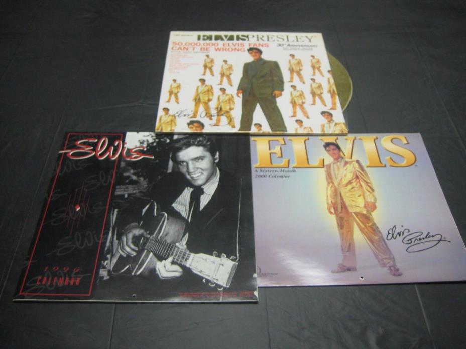 Elvis Presley - 3 photo Calendars