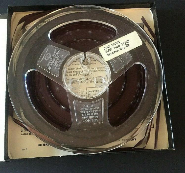 Reel-to-Reel JAZZ TODAY Radio Program 67/1958 Young, Tjoden, Golbraeth