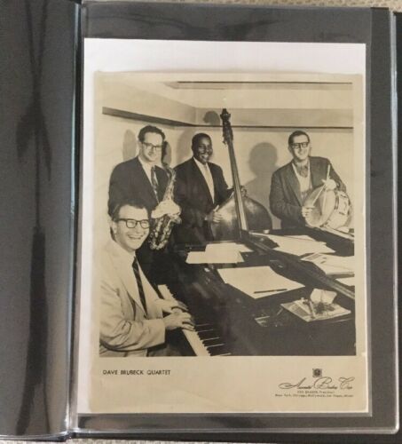 Vintage Dave Brubeck Jazz Quartet Associated Booking Corp. Promo Photo 1950’s