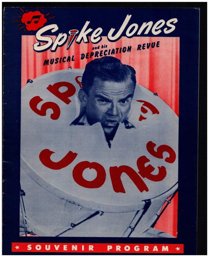 Spike Jones and his Musical Depreciation Revue 1953 Souvenir Program